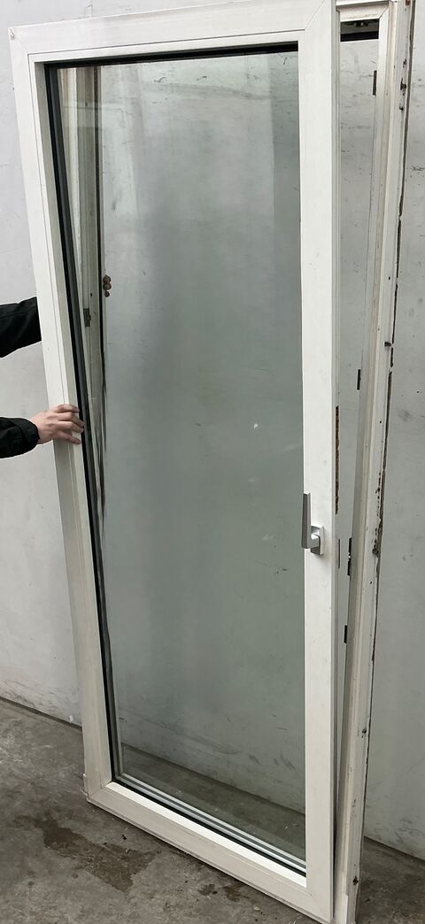 Terrassedør i plast med dreje kip, vh.