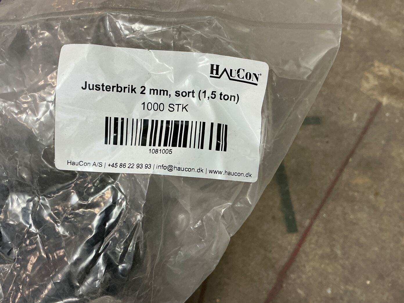 Haucon justerbrik 2-3 og 10 mm