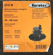 Justerbare Terrassefødder 20 stk