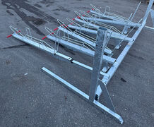 Cykelstativ til 14 cykler i 2 etager