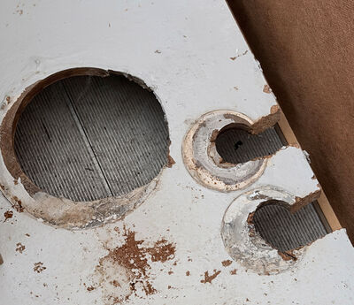 Komplet 60'er køkken, malet