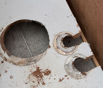 Komplet 60'er køkken, malet