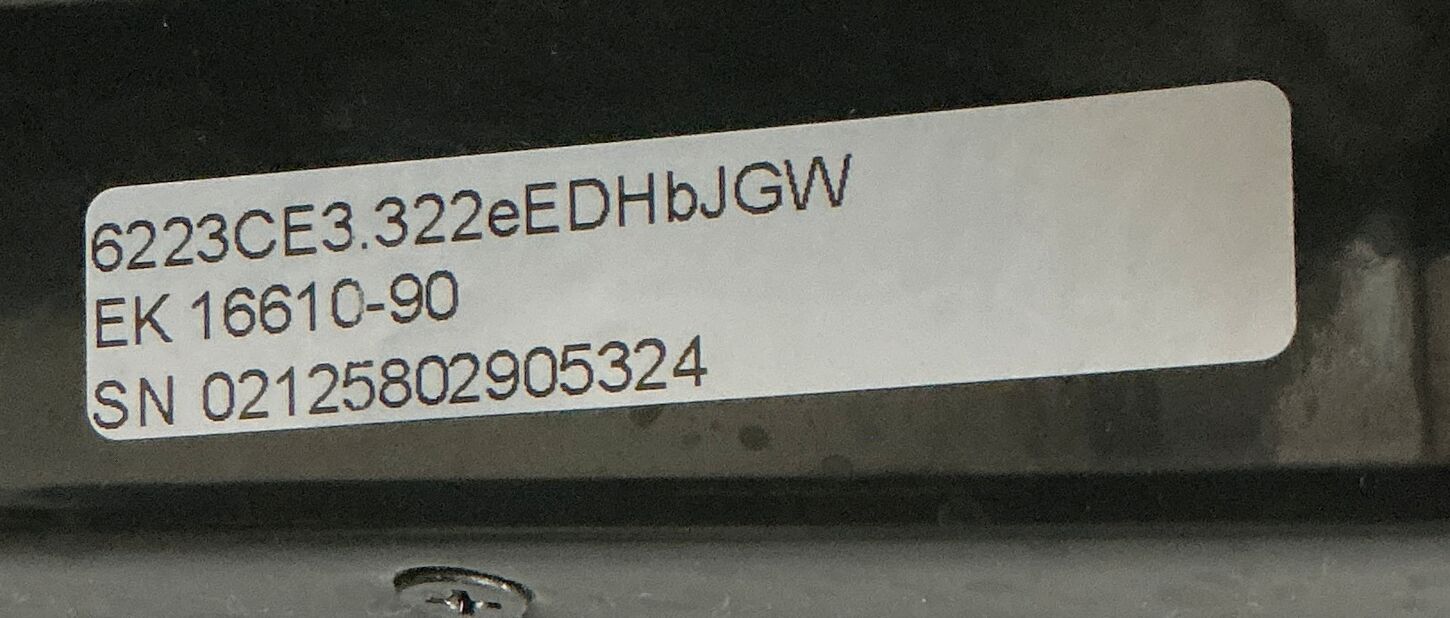 Gram keramisk komfur