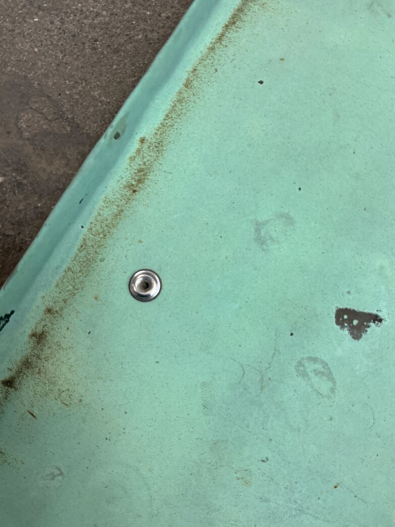 Irret kobberplade 59x430/450 cm