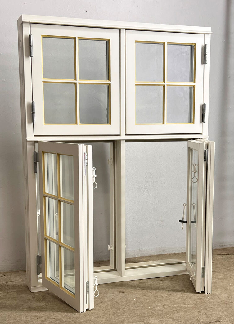 Bøjsø vindue med koblede rammer