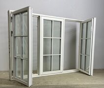 3-fags termovindue med sprosser