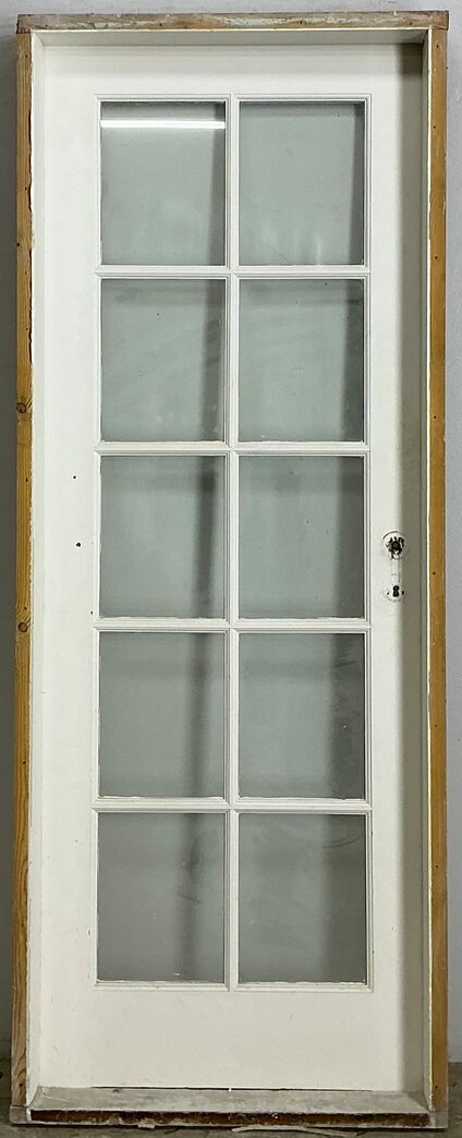 Sprossedør med karm