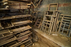 Grå/brun rektangulære gulvtegl - 12 x 25 cm