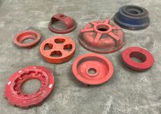 8 stk Støbeform fra Holbæk Jernstøberi