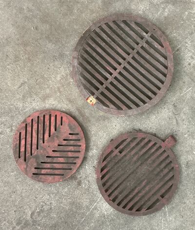 3 stk. støbeform fra Holbæk Jernstøberi