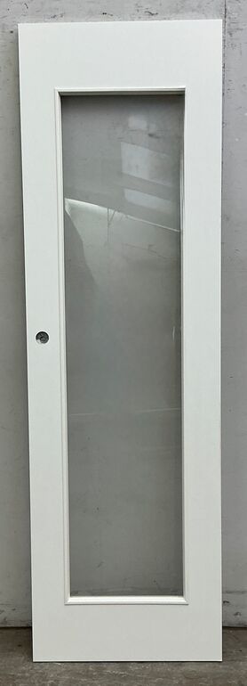 M7 Skydedør m/glas - u/skinne