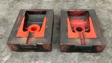 2 stk. støbeforme fra Holbæk Jernstøberi