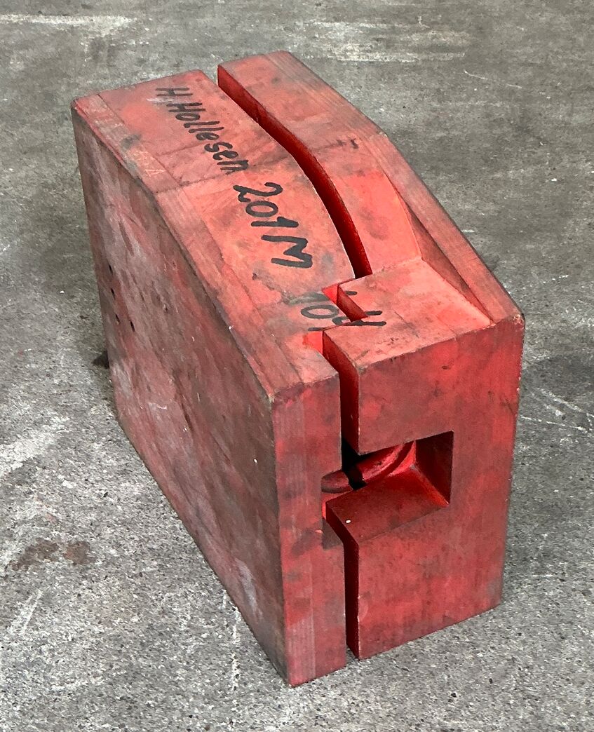 Støbeform fra Holbæk Jernstøberi