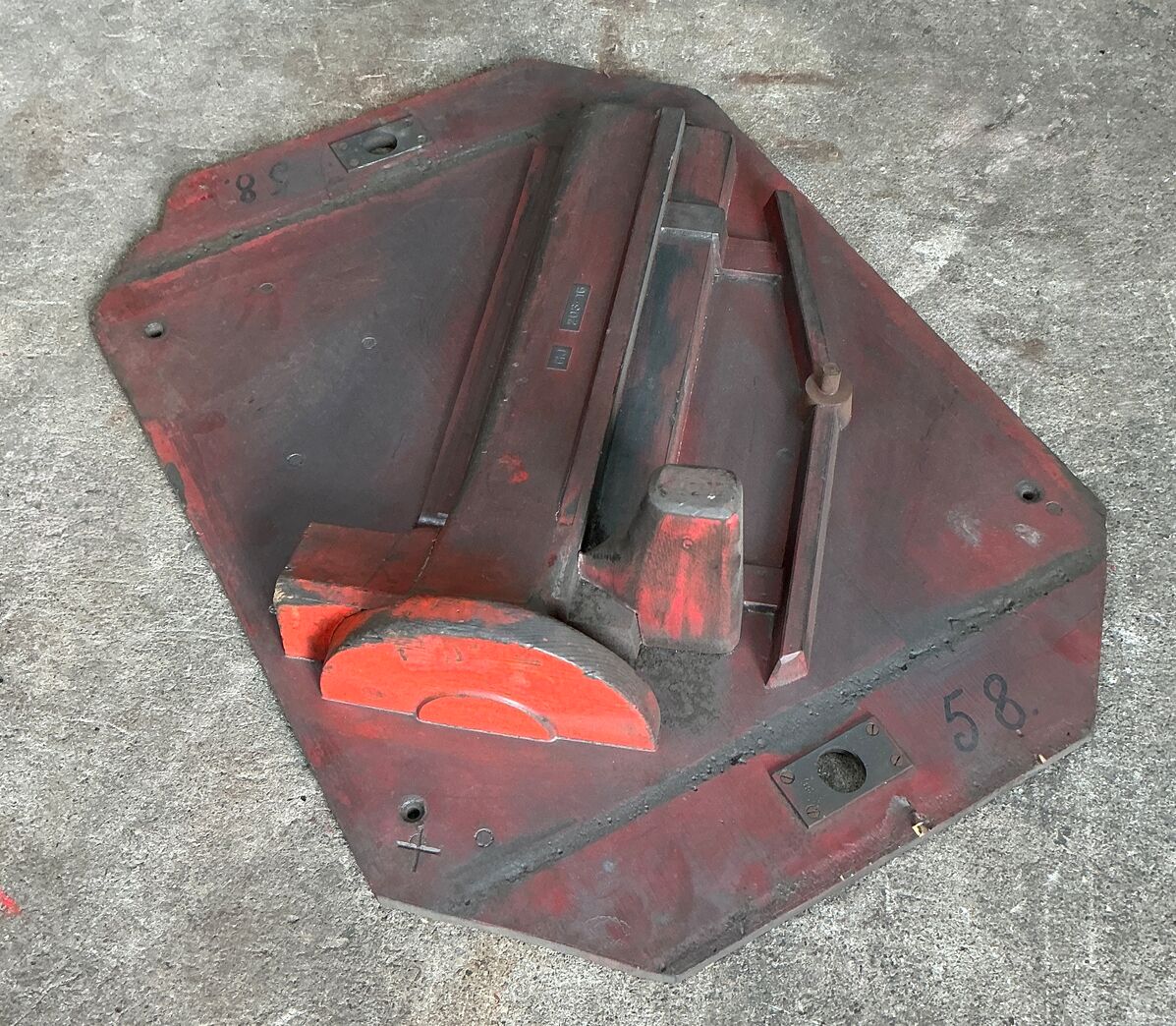 Støbeform fra Holbæk Jernstøberi