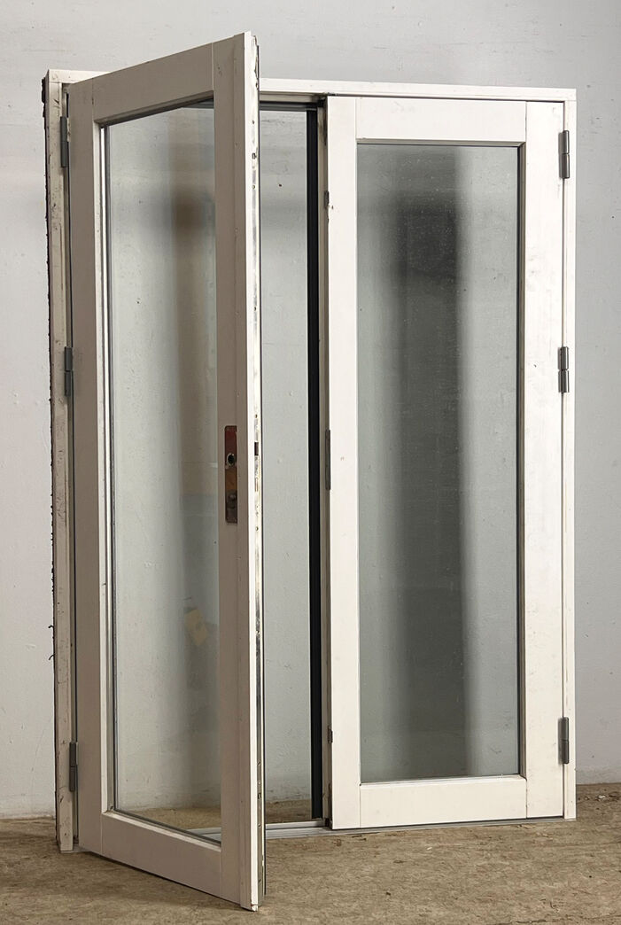 Dobbelt terrassedør med karm