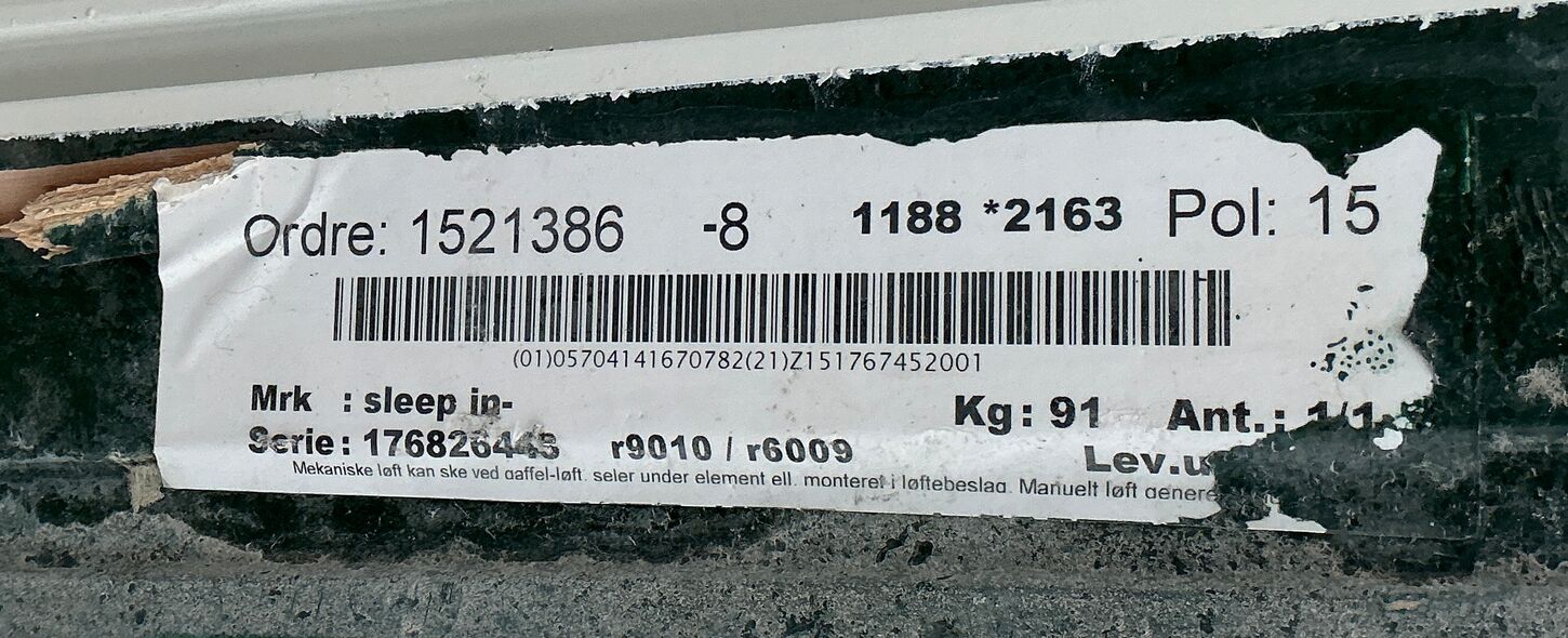 Grønt højt energivindue