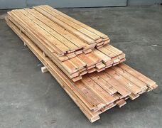 Brugte gulvbrædder i fyr, 44 m2, 10 cm