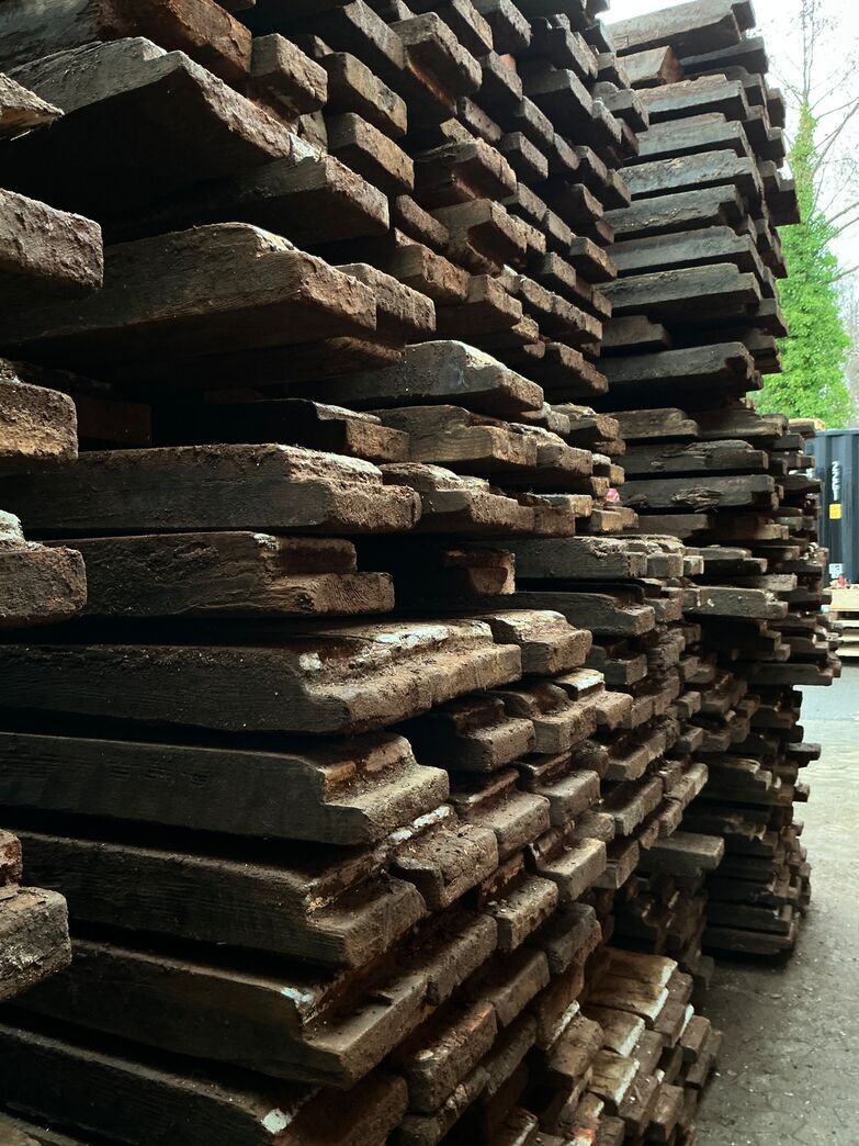 Lærketræ fra skibsdæk, 200-250 cm