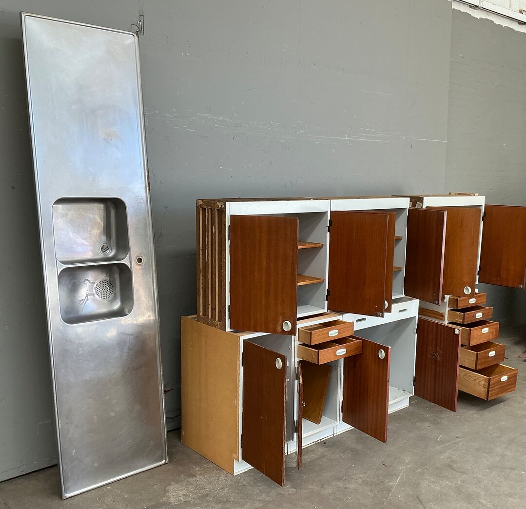 Originalt komplet 60'er køkken