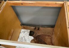 Komplet 60'er køkken, malet