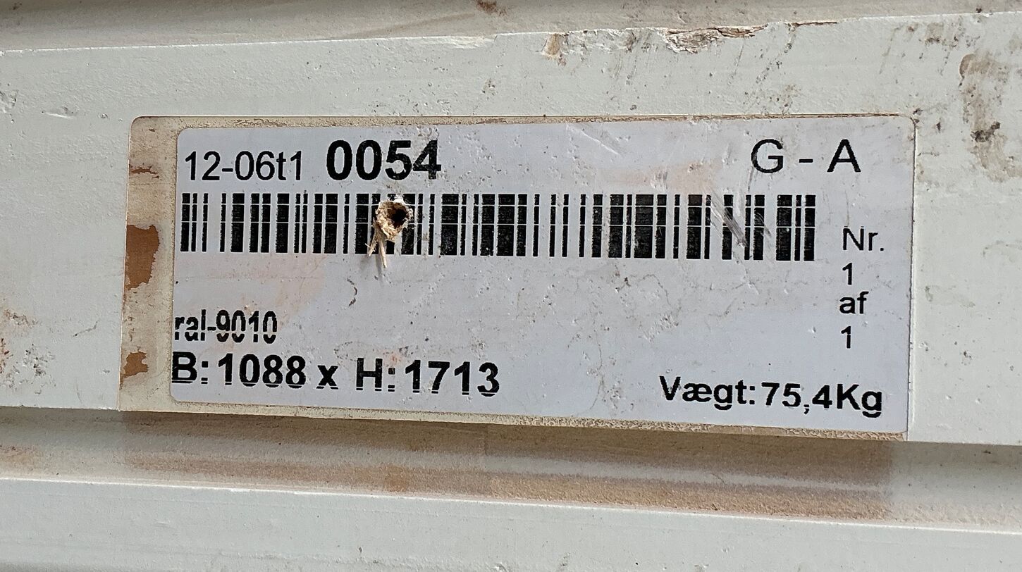 Grønt 2-fags energivindue