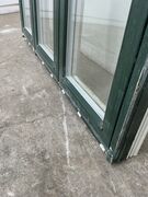 4 stk. samlet - Grønne termovinduer med sprosser