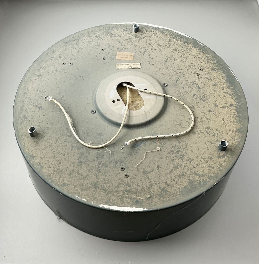 Fog og Mørup plafond lampe fra 1970 m/uoriginal skærm