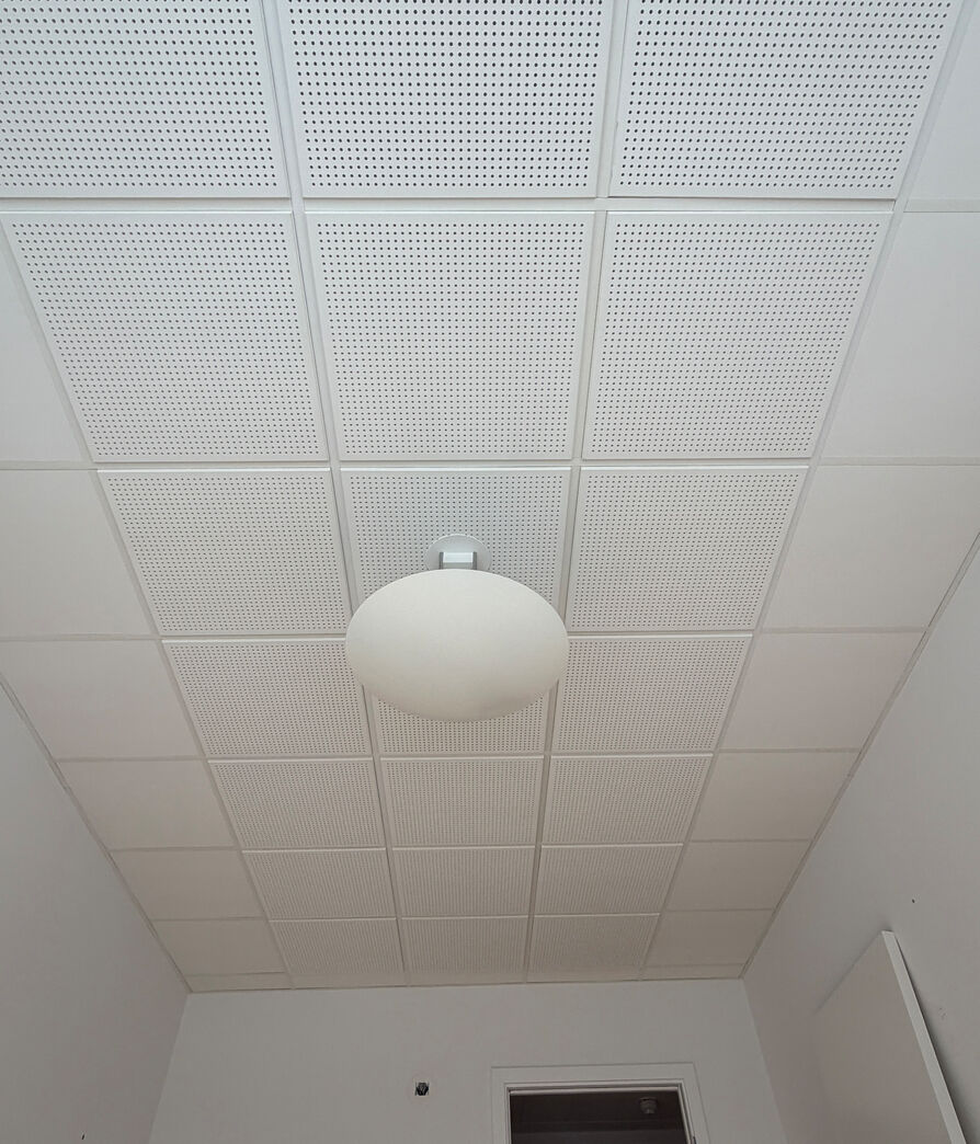 Gips akustikloft 57,5x57,5x12,5 cm