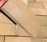 Gul Hasle klinke 21,5x10,5x1,9 cm