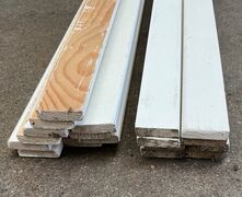 9x33 mm Væglister Fyr Hvid - ca. 60m