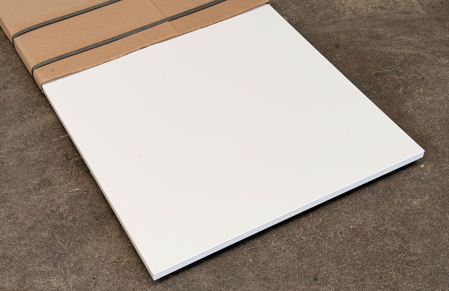 3 stk Invita højskabslåger glat hvid 1948x596x19 mm