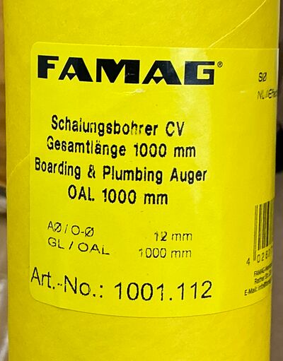 Forskallingsbor 12x1000 mm