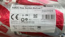 3 stk PAROC Hvac Section AluCoat T Rørskål (76/60 mm)