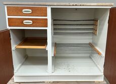 Original 60'er køkken med terrazzoplade