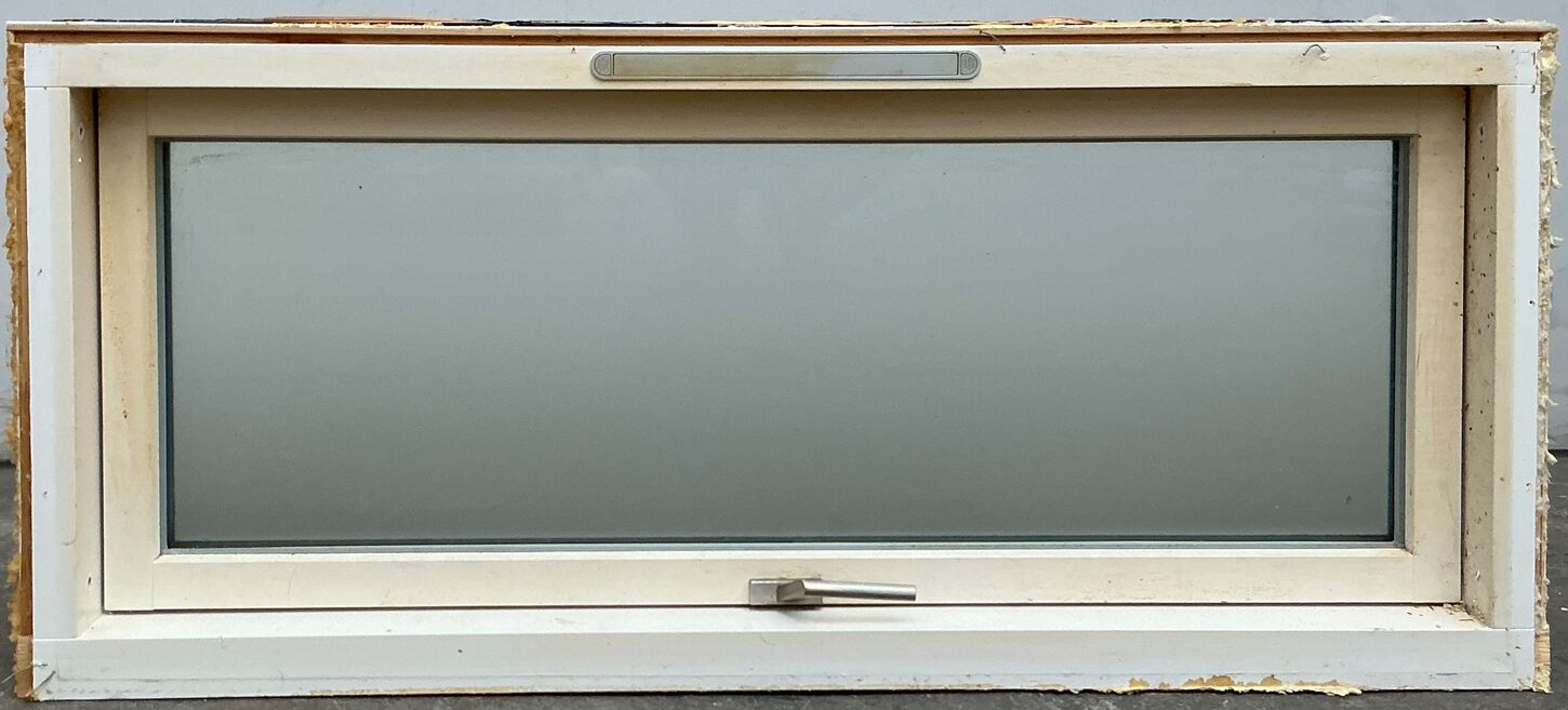 Termovindue med matteret glas