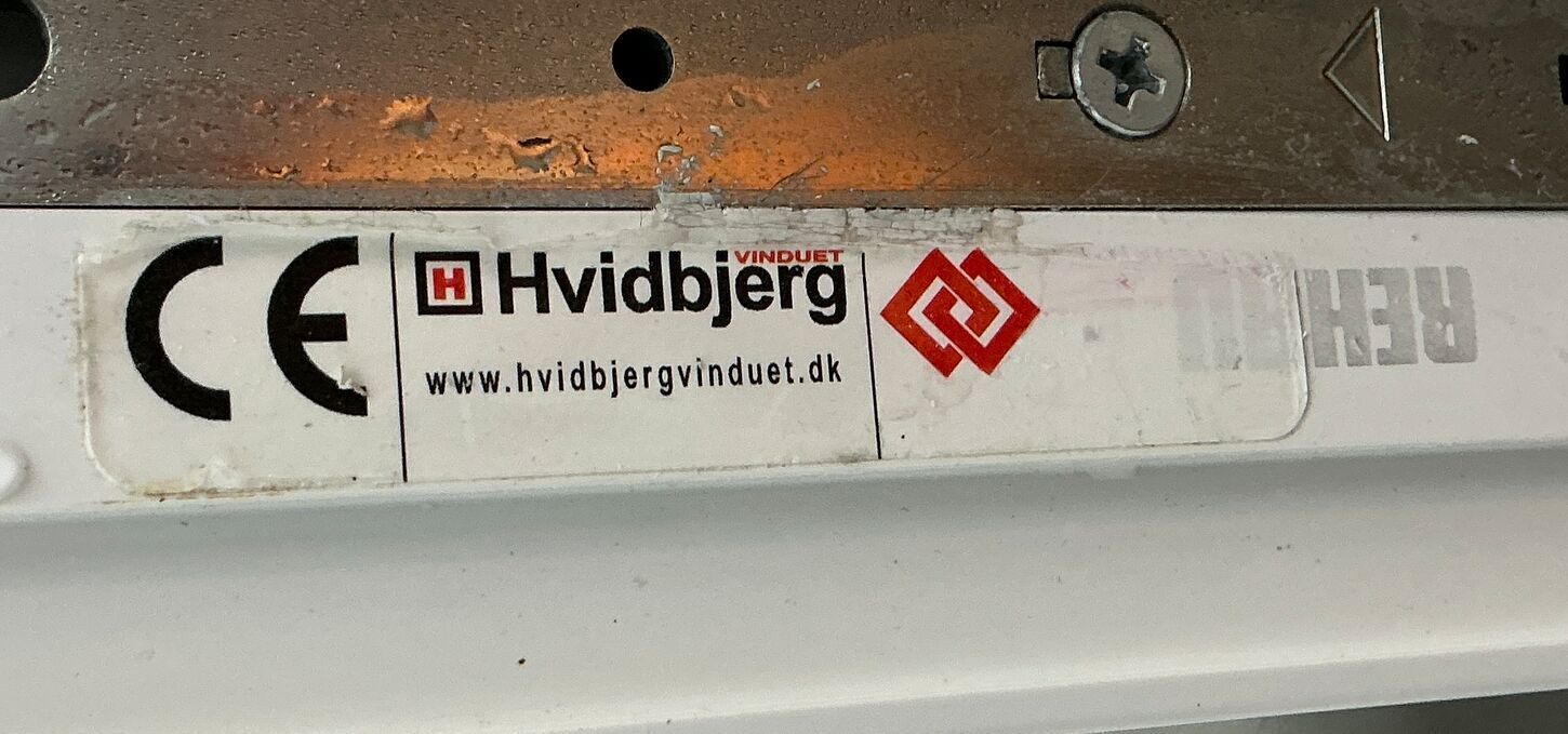 Terrassedør i plast hh. - 89 cm