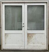 Dobbelt yuderdør med termoglas