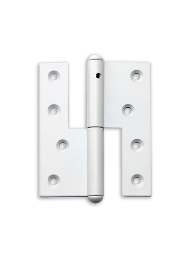 Dørhængsel, 120mm, hvidt (Højre/Venstre) Dørhængsel, 120mm, hvidt (Højre/Venstre)