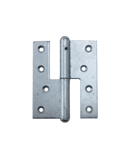 Dørhængsel, 120mm, galv. (Højre/Venstre) Dørhængsel, 120mm, galv. (Højre/Venstre)